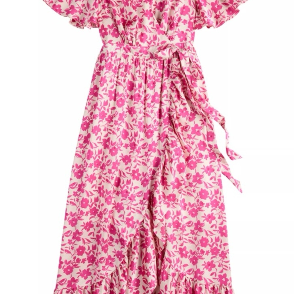 Draper James Rsvp Flutter Sleeve Wrap Maxi Dress - image 2